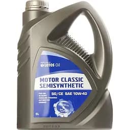 Олива моторна Lotos Motor Classic Semisynthetic 10W40 SG/CE 5 л (158715)