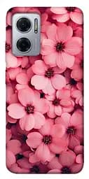 Чохол Demsky Pink flowers для Xiaomi Redmi Note 11E
