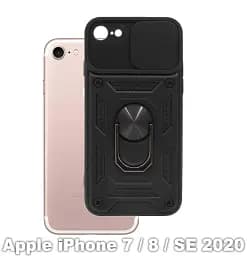 Панель BeCover Military для Apple iPhone 7 / 8 / SE 2020 Black (709948) - мініатюра 2