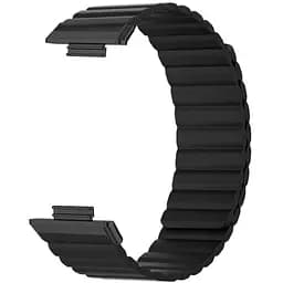 Силиконовый магнитный ремешок Primolux Magnet для фитнеса браслета Huawei Watch Fit 2 Black