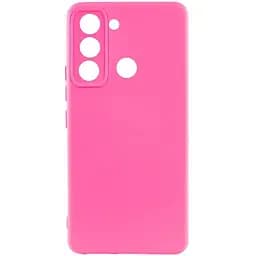 Чохол Lakshmi Silicone Cover Full Camera (AAA) для Tecno Spark 8C Рожевий / Barbie pink