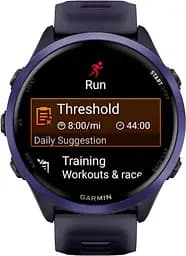 Смарт-годинник Garmin Forerunner 570 47mm Indigo Aluminium w. Translucent Imperial Purple/Indigo Band (010-02971-02) - мініатюра 4