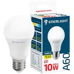 Светодиодная лампа Enerlight A60, 10W, 3000K, E27 (A60E2710SMDWFR)