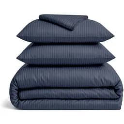 Комплект постільної білизни Cosas Denim Двоспальний сатин сапфір (StrSatin_15Denim_El140-Denim_180)