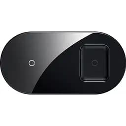 Бездротовий зарядний пристрій Baseus Simple 2 in 1 (Phone + Pods) 18W WXJK-01 Black