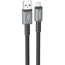 Кабель Hoco Micro USB Strength зарядный кабель для передачи данных X85 1 м 2.4A