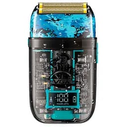 Електробритва акумуляторна шейвер VGR V-352 IPX5 з подвійним лезом + LCD дорожня сумка - мініатюра 2