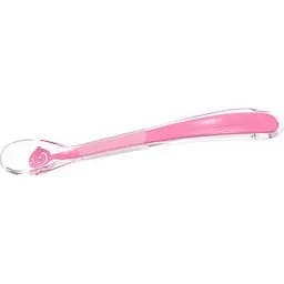 Ложечка м'яка BabyOno Baby's Smile силіконова рожева (1460/02)