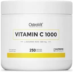 Вітаміни та мінерали OstroVit Vitamin C 1000 mg, 250 капсул