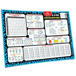 Навчальний килимок-підказка Зірка 2 клас 42х29.7 см