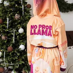 Халат дитячий з плюшевого велюру Llama 18201 98-104 см - мініатюра 8