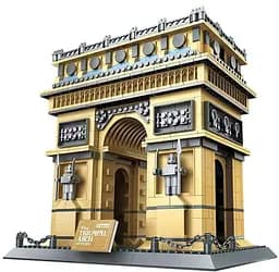 Конструктор Архитектура Wange 3D Триумфальная арка Париж Arc de Triomphe Paris 5223 для детей и взрослых 1391 деталь