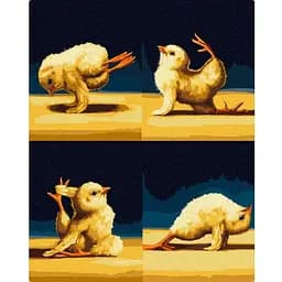 Картина за номерами Brushme Курчата йоги © Lucia Heffernan 40x50 см (BS53571)