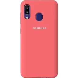 Чохол-накладка Toto Silicone Full Protection Case Samsung Galaxy M10s/A20/A30 Peach Pink