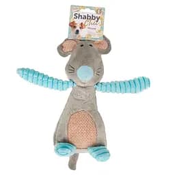 Flamingo Shabby Chic Mouse фламинго шеби шик мышь мягкая игрушка с пищалкой для собак