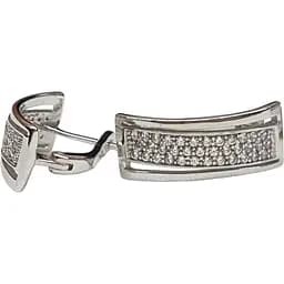 Серебряные серьги Qvaliz с фианитами. 902-00993