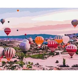 Картина по номерам Brushme Каппадокия на рассвете 40x50 см