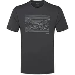 Футболка Rab Mantle Outline Tee Ebony L (1033-RB QCC-01-EBN-LRG)