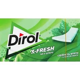 Жевательная резинка Dirol Х-Fresh Свежесть мяты 13.5 г