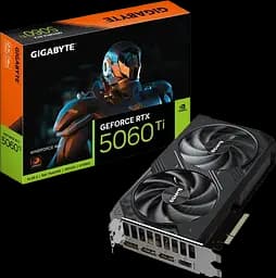 Видеокарта GeForce RTX 5060 Ti 16GB Gigabyte Windforce (GV-N506TWF2-16GD)