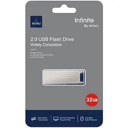 Флеш-накопичувач Wiwu Wi-FD002 Infinite USB 2.0, 32GB Silver - мініатюра 4