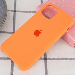 Чохол Silicone Case AA для Apple iPhone 11 Pro Max 6.5" Оранжевий / Papaya - мініатюра 2