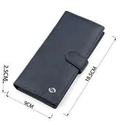 Чоловічий купюрник ST Leather 18365 (ST147) синій