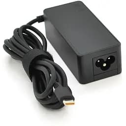Блок живлення MERLION для ноутбука LENOVO 45W штекер Type-C, довжина 0,9м + кабель живлення