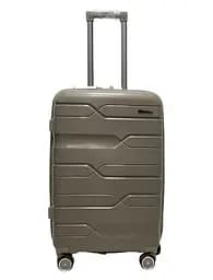 Валіза середня M поліпропілен Milano bag 0306 65×42×28см 56л Шампань