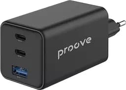 Зарядное устройство Proove Pocket GaN 65W 2Type-C + USB black (WCPG65121201)