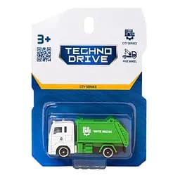 Автомодель детская Мусоровоз TechnoDrive 250241CG-2 масштаб 1:64
