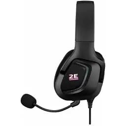 Навушники з мікрофоном 2E HG340 RGB 3.5 mm Black (2E-HG340BK) - мініатюра 6