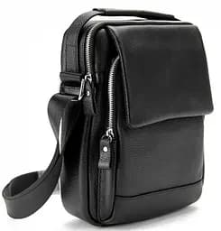 Чоловіча сумка з натуральної шкіри Tiding Bag Чорна