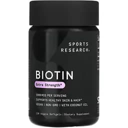 Биотин Sport Research Biotin 5000 mcg 120 капсул