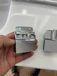 Душова кабіна Dusel A-515 120x80x190 шиншила, Хром, Універсальна, матовий, хром, 120x80 - мініатюра 5