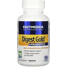 Натуральная добавка Enzymedica Digest Gold + Probiotics 90 капсул