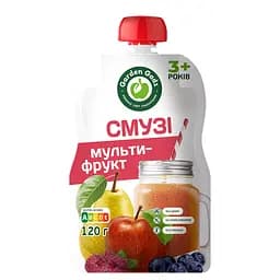 Пюре фруктове Garden Gadz Смузі мультифрукт гомогенізоване стерилізоване 120 г 