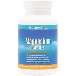 Магний Natures Plus 420 мг 120 вегетарианских капсул