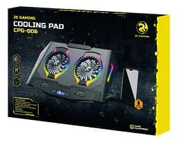 Охолоджувальна підставка для ноутбука 15.6-17.3 дюйма 2E Gaming CPG006 2xFan RGB LED - мініатюра 11