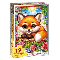 Детская игра-пазл "Лисенок" Энергия Плюс 188366, 12 элементов