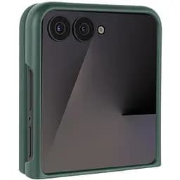 Чехол Foldables Silicone Cover Lakshmi (AAA) для Motorola Razr 50 Зеленый / Cyprus Green