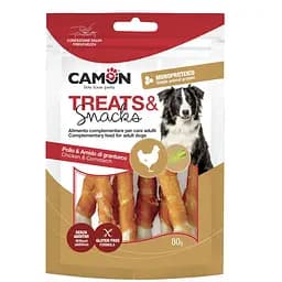 Кальцієва кісточка з куркою Camon, ласощі для собак 80г