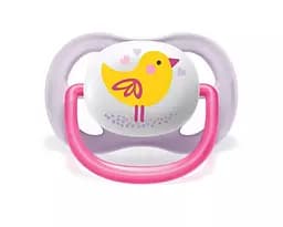 Пустушка Avent ортодонтична Ultra Air Animal для дівчат 0-6 міс 2 шт SCF080/06 - мініатюра 2