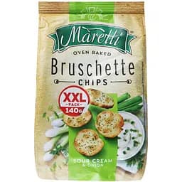 Брускети Maretti XXL Сметана з цибулею 140 г (839851)