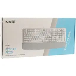 Клавіатура A4Tech FK20 USB UA White (4711421003216) - мініатюра 4