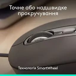 Комп'ютерна мишка Logitech Signature M520 for Business USB-C Graphite (910-007511) - мініатюра 3