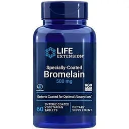 Бромелан Life Extension Specially Coated Bromelain, 60 таблеток