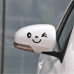 Наклейка в авто UI879623 12х6 см Чорний