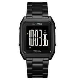 Чоловічий наручний годинник Skmei 1879 (Чорний з чорним)