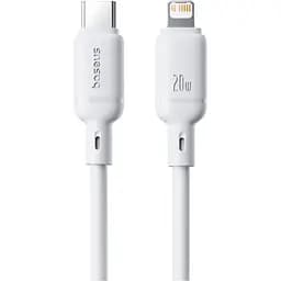 Кабель Baseus Silky Series USB-C to Lightning 20W 1m White (P10377700213-00) [155531]